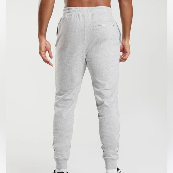 GYMSHARK CREST‎ JOGGERS
Slim Fit Light Grey Marl Medium NWT in packaging - Picture 3 of 10